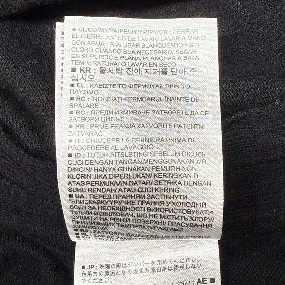 Banana Republic | Boat Neck Zipper Sides Long Sleeve | Black | Small - Picture 13 of 16